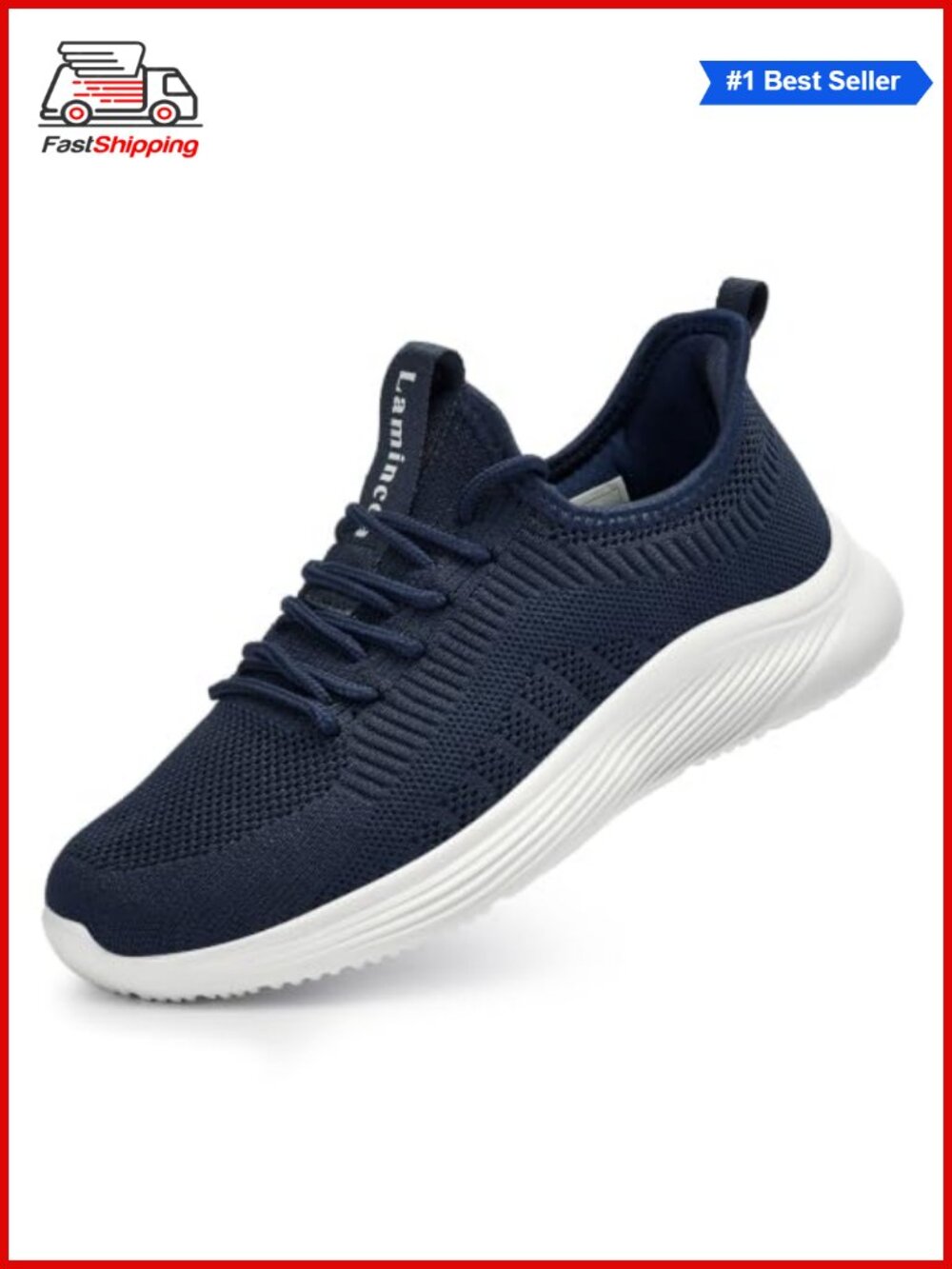 ✨Slip-On Walking Sneakers Lightweight Breathable Mesh Memory Foam Athletic Shoes